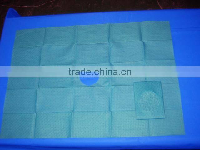 Disposable nonwoven surgical incision drape with variety size