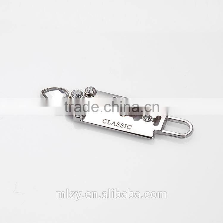 Hot sale zipper puller design zipper puller with logo metal zipper puller