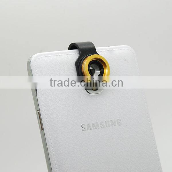 mobile phone fisheye wide-angle macro lens 3in1 lens kit camera photo lens with universal pipe clamp