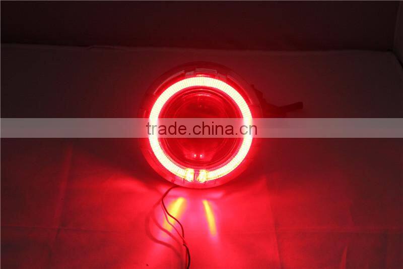 red color waterproof 80mm led angel eyes head lamp xenon bulb CE-certificate headlight for car led halo rings kit