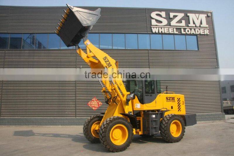 4WD 3 ton small articulating wheel loader compact loaders with CE