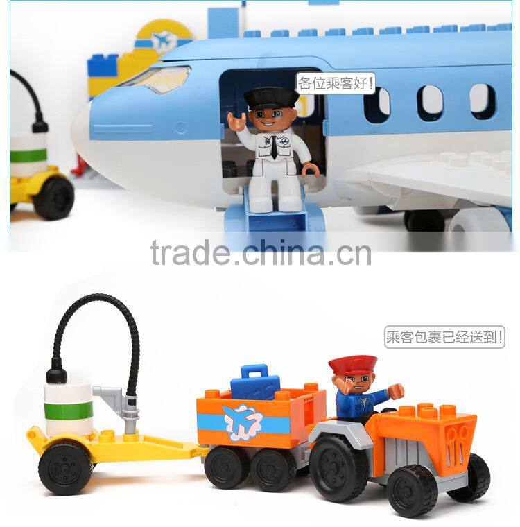 Environmental Blocks For Games Children's ! 69PCS Airport Theme Le Building Blocks Set mega blocks
