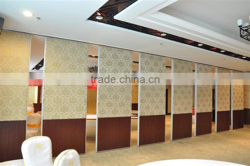 fire retardant sound insulation material movable partition wall for lecture hall