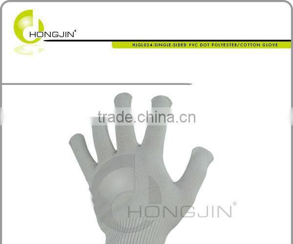 Lightweight 10 Gauge Dotted White Dry Handling Working Gloves