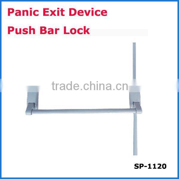 push panic bar lock panic exit device press type Vertical type