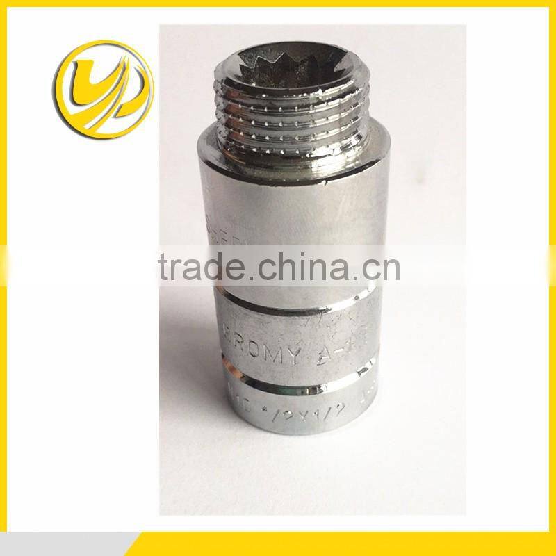 Round Long brass Extension Nipple
