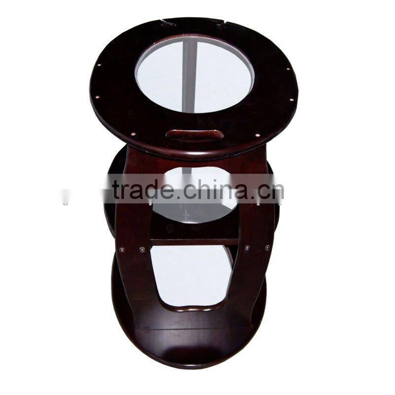 Christmas Promotion Sales Wooden Mobile Beauty Trolley&Wooden Furniture 3951