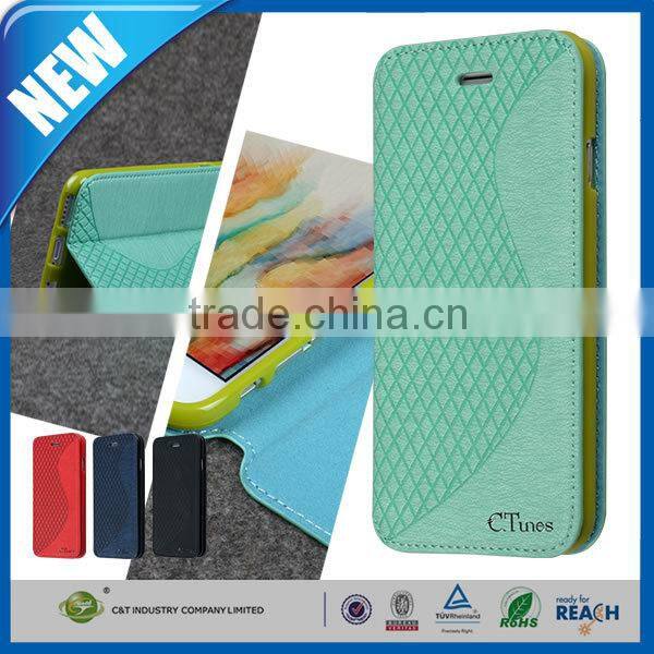 C&T New Arriving Hot product Flip Leather Cover Case For Nokia Lumia 535