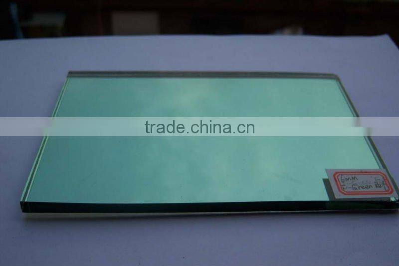 5mm China factory green,blue reflective glass cheap