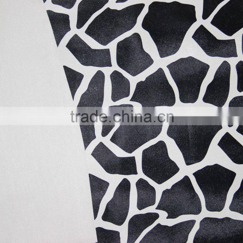 Transfer Giraffe desig of synthetic China leather material
