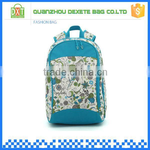 Polyester floral backpack cute diaper bags for boys
