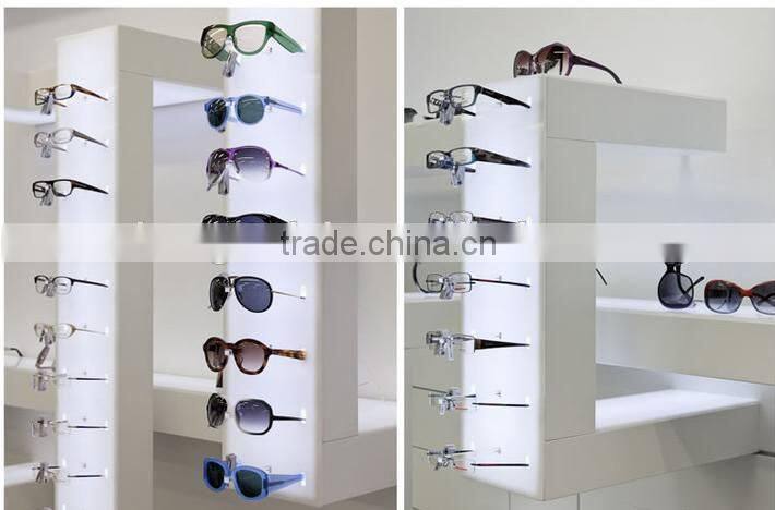 customized sunglasses showcase to display sunglasses