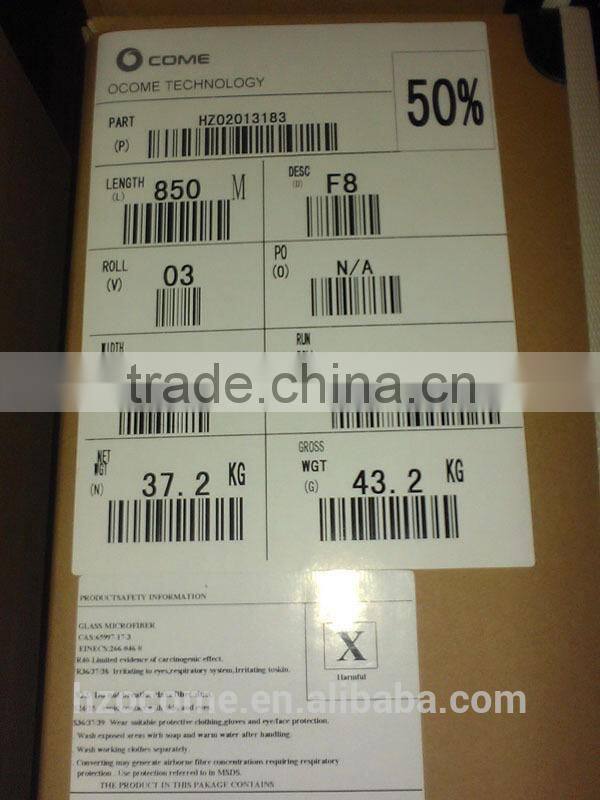 Glass microfiber HEPA air filter media