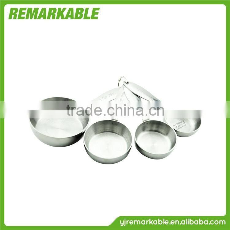YangJiang Factory supply 4 PCS Custom Cheap Stainless Steel measuring cups For Sale