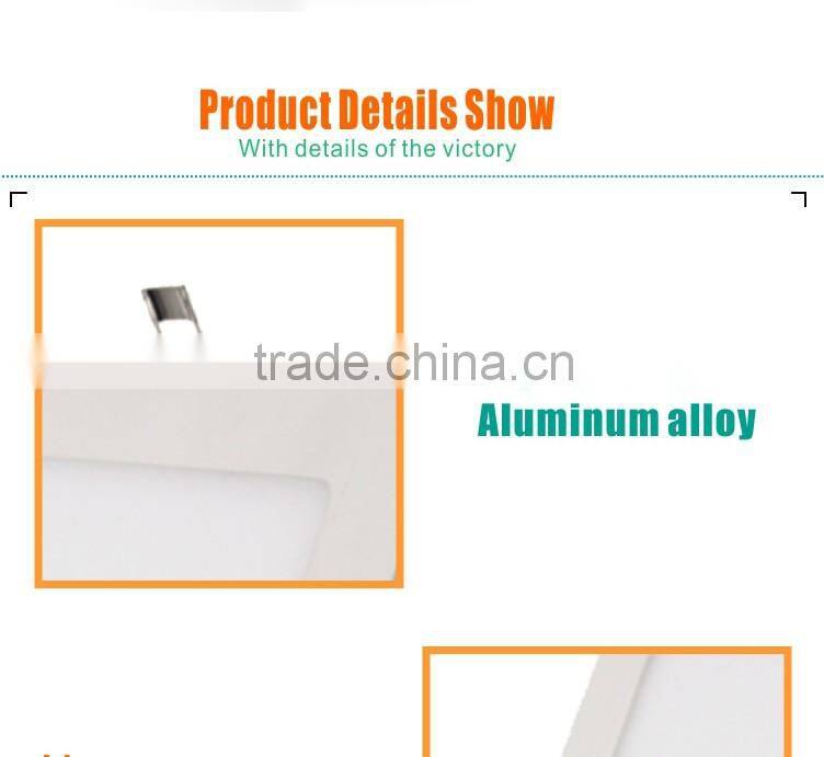 2015 ultra-thin hot sale very cheap price high quality square led panel light with CE and RoHs