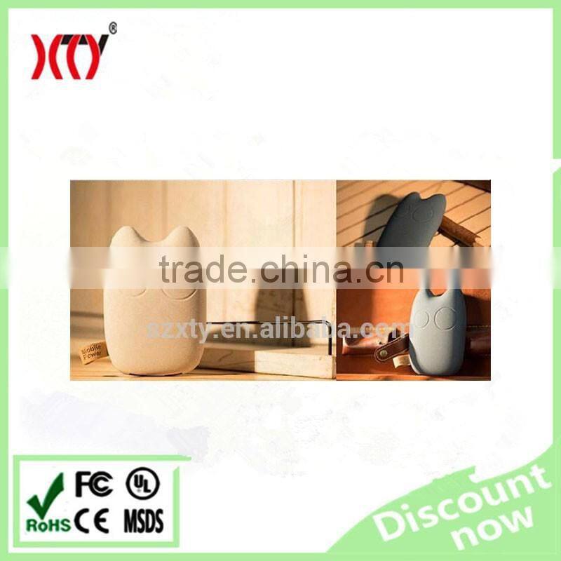 Fashionable Bear shape mini mobile power bank charger 7800mAh lithium polymer battery