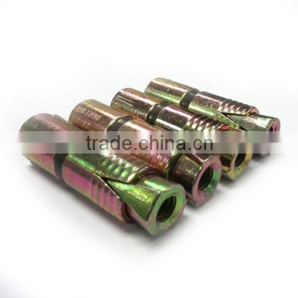 Chinese manufacture zinc alloy double expansion anchor