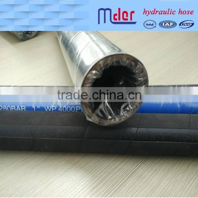 Mder 4SH 4SP SAE sae 100 r15 hose steel wire reinforced spiraled