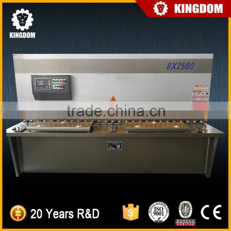 Kingdom QC12Y swing cnc hydraulic shearing machine