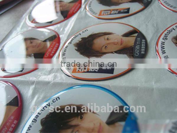 Custom made epoxy resin sticker maker