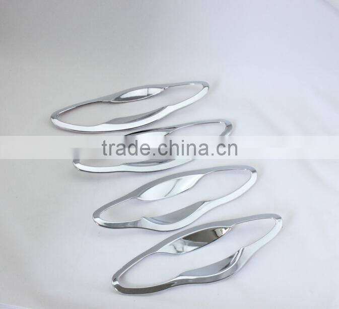 SET ABS CHROME DOOR HANDLE BOWL INSERTS COVER DOOR HANDLE BOWL FOR AVANTE 2012-2013