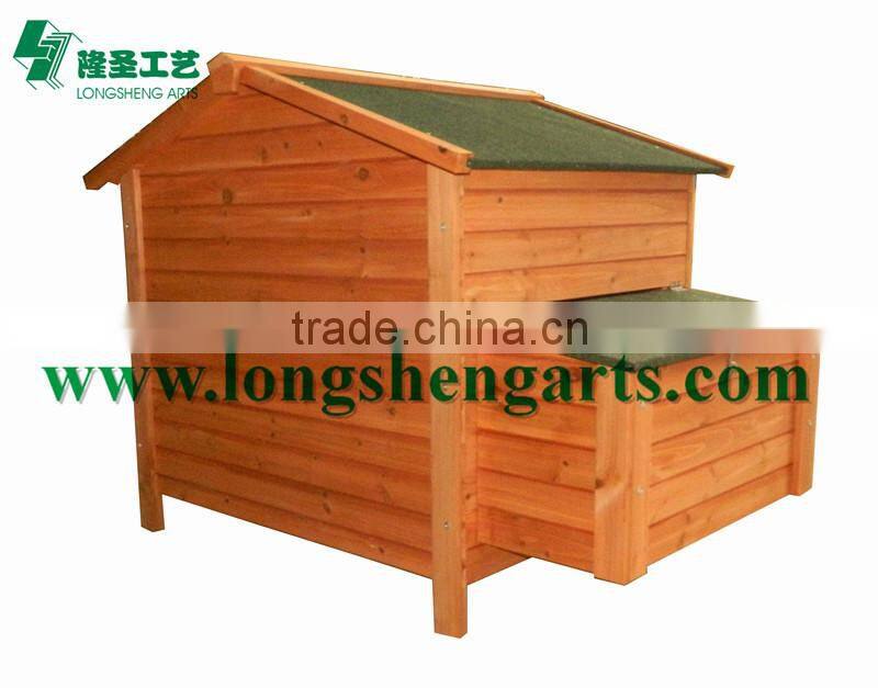 Deluxe Large Wooden egg pet house with double-deck