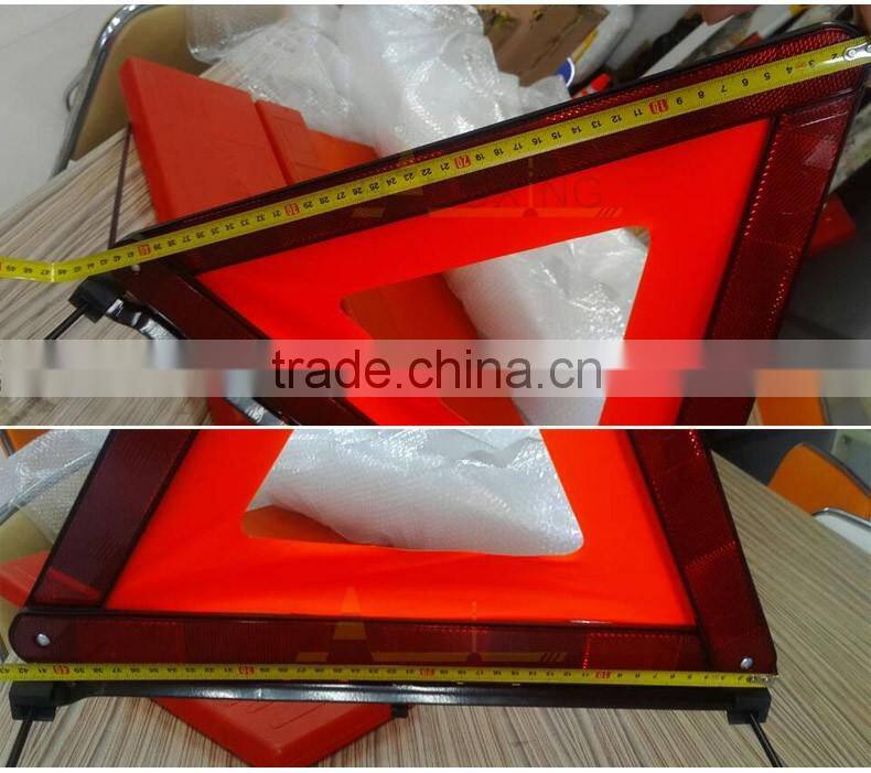 WT04 Cloth Plastic Car Warning Triangle Kit