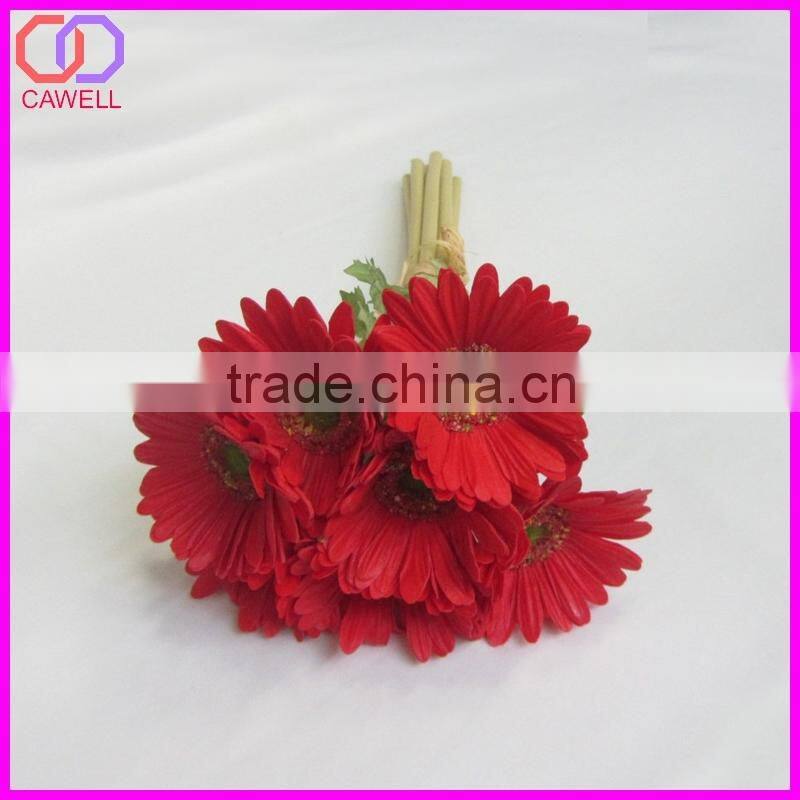 mini real touch PU daisy gerbera flower