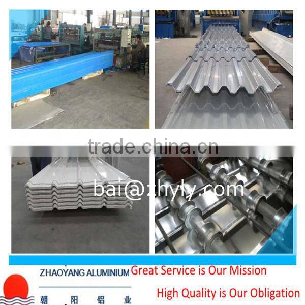 aluminum alloy corrugated roofing sheet 1050 1060 3003 3004 3A21