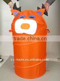 Pop up Eco-friendly Cartoon storage hamper laundry bag HTP-070