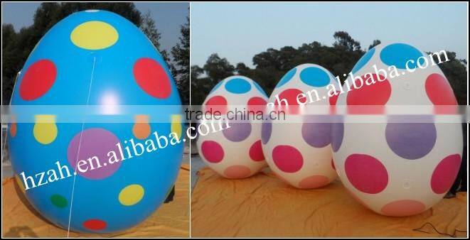 Colorful Pvc Helium Egg Balloon Decoration