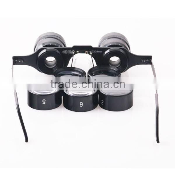 2.8X-10X adjustable fishing glasses binoculars low vision glasses