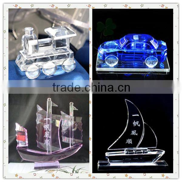 2016 Delicate crystal clock with calendar