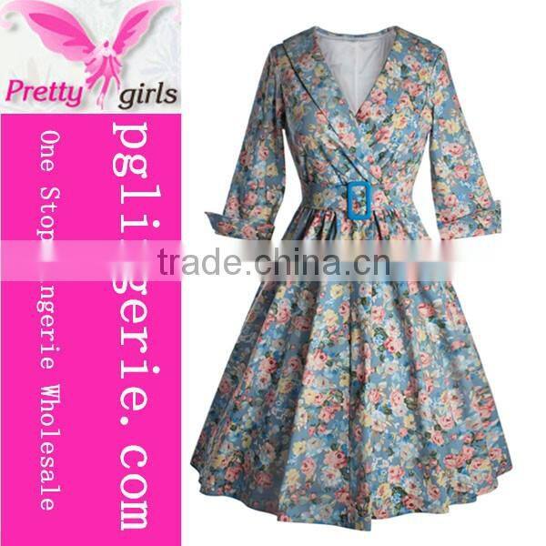 Competitive Price Woman Dress Fashion 2016