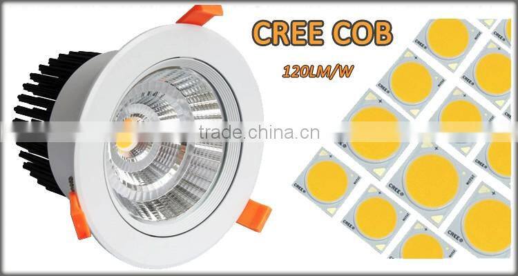 Commercial 230V LED Downlight 10 Watt 20W 30W for Shopping mall Exhibition Hall
