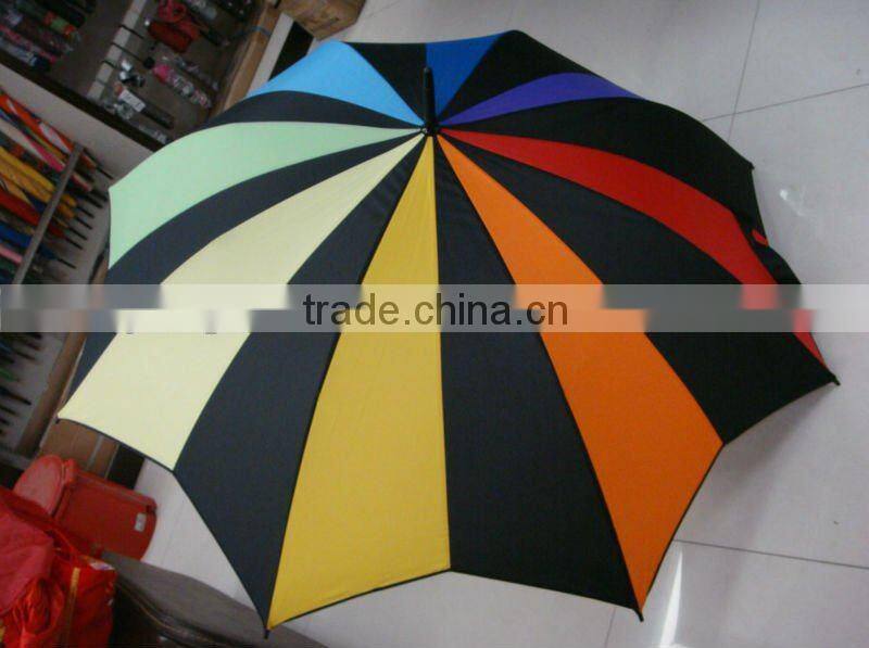 2012 auto open new maple leaf shape straight umbrella