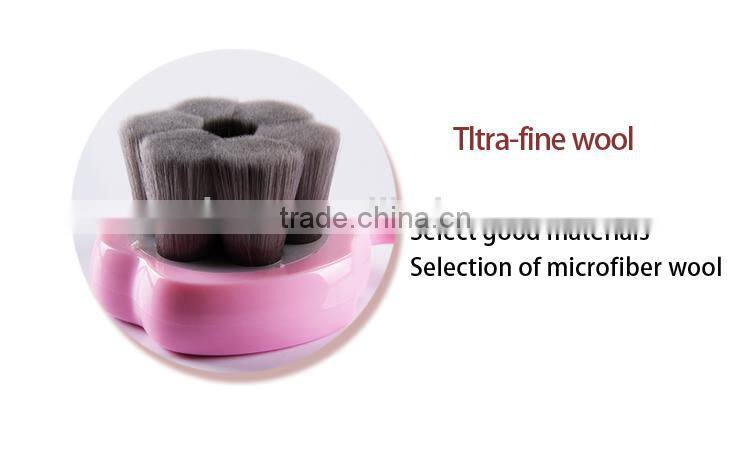 Colorful face washing brush handmade clean brush for women