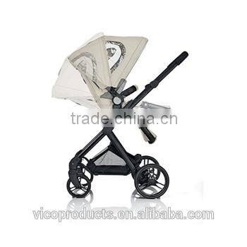 2016 mutifunction luxury lightweight baby stroller 3 in 1 with carrycot and carseat