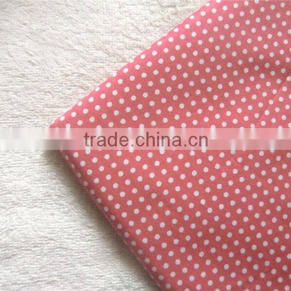 upholstery fabric 40s*40s 133*72, printed cotton poplin fabric, polka dots printing, cheap online fabric