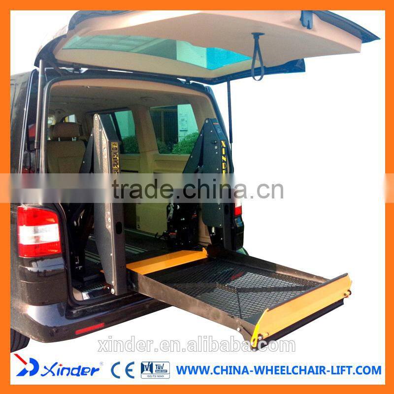 Xinder WL-D wheelchair accessible of vetical platform lift for private vehicles with CE certificate
