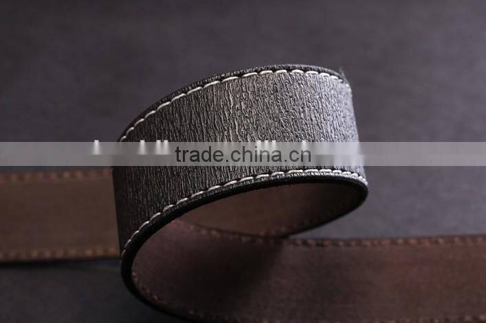 Men's leather belt men genuine leather belt alloy pin buckle man belt