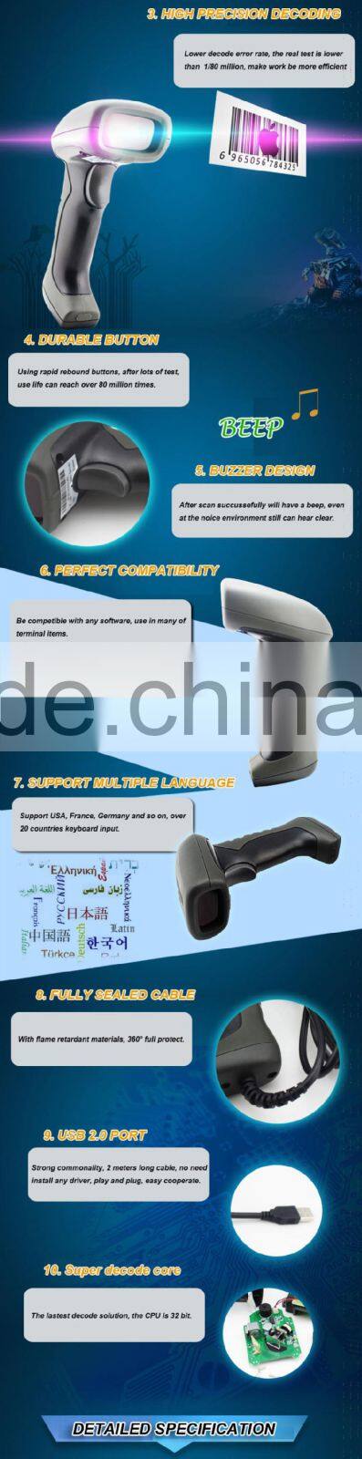 NT-1208 buy a bluetooth code scanner wifi barcode scanner