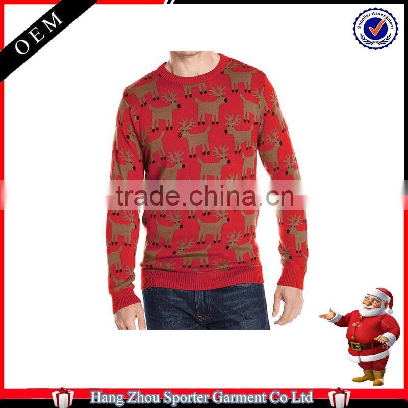 16FZCS11 knitted christmas sweater ugly christmas pullover