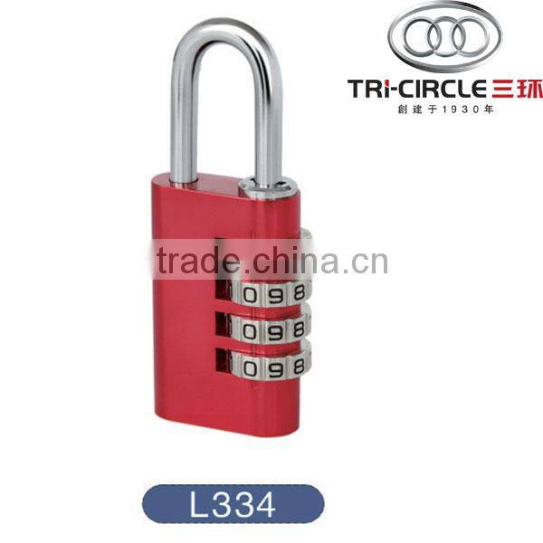 High Quality Tri-Circle Aluminum digital key combination lock L334