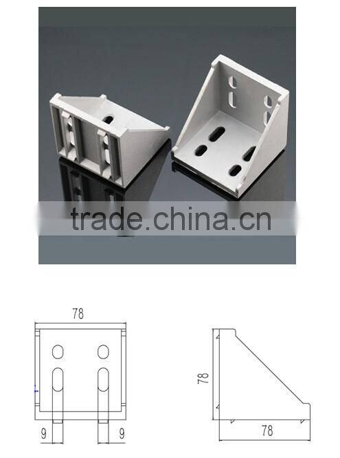 80x80 t slot aluminum frame corners