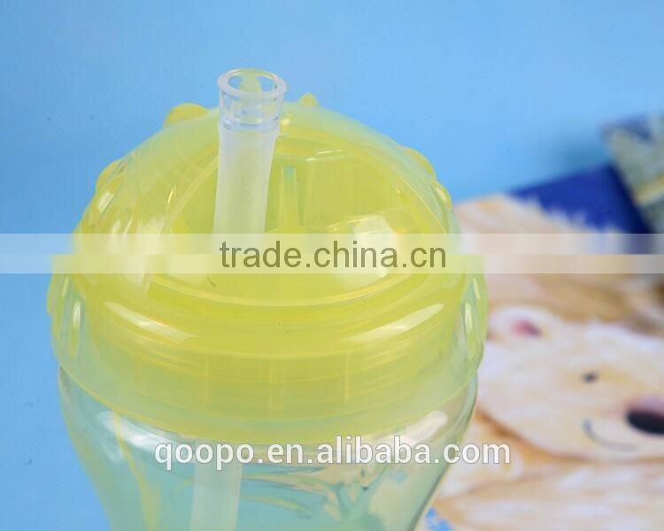 Jinhua Manufacturer Beverage With Straws Bpa Free Plastic Baby Drinking Water Bottle