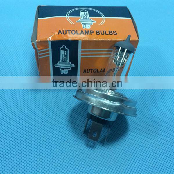 Automotive super white xenon platinum white h4 p43t halgoen bulb 12v60/55w