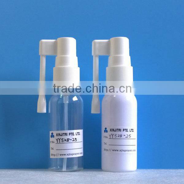 25ml Pharmaceutical PET Throat Spray Bottle, Cosmo Shape, Screw Neck