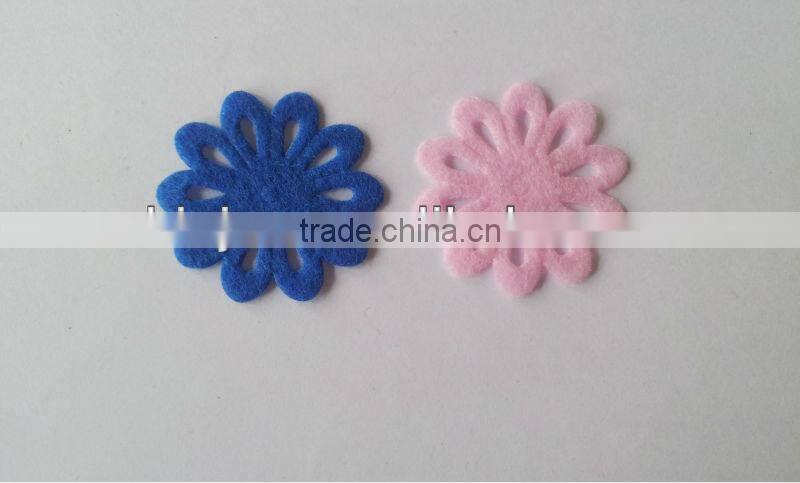 excellent embossed patch/mould-cut embossed garments applique/low price embossed decorations