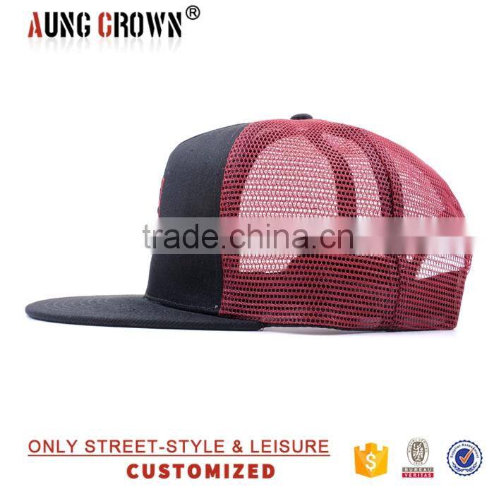fashion mesh trucker hat/embroidery logo trucker hats/trendy trucker hat